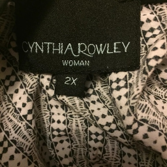 Women’s 2XL Cynthia Rowley Blouse - Picture 7 of 7